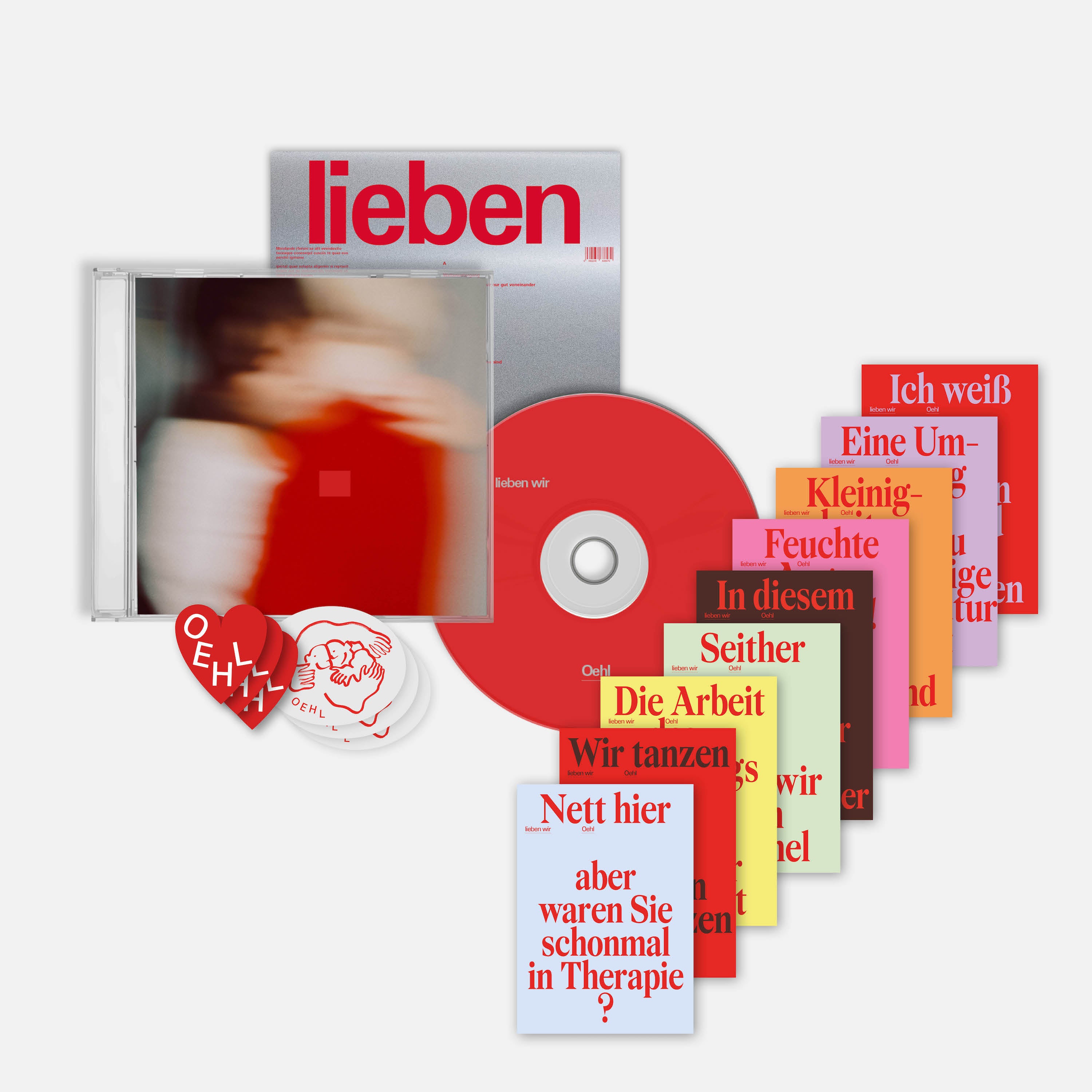 Oehl - lieben wir - CD + Sticker + Karten-Set - Bundle