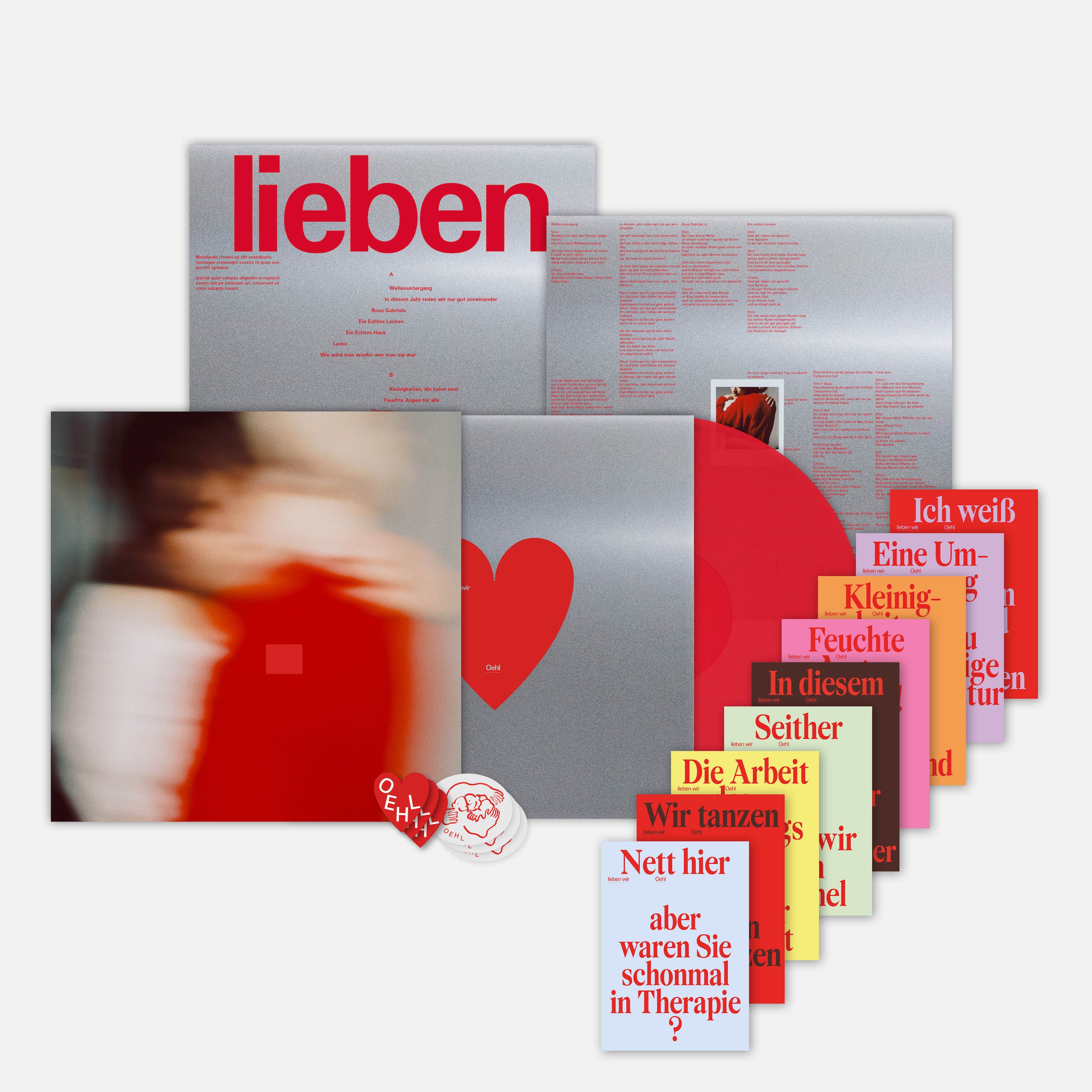 Oehl - lieben wir - LP + Sticker + Karten-Set - Bundle