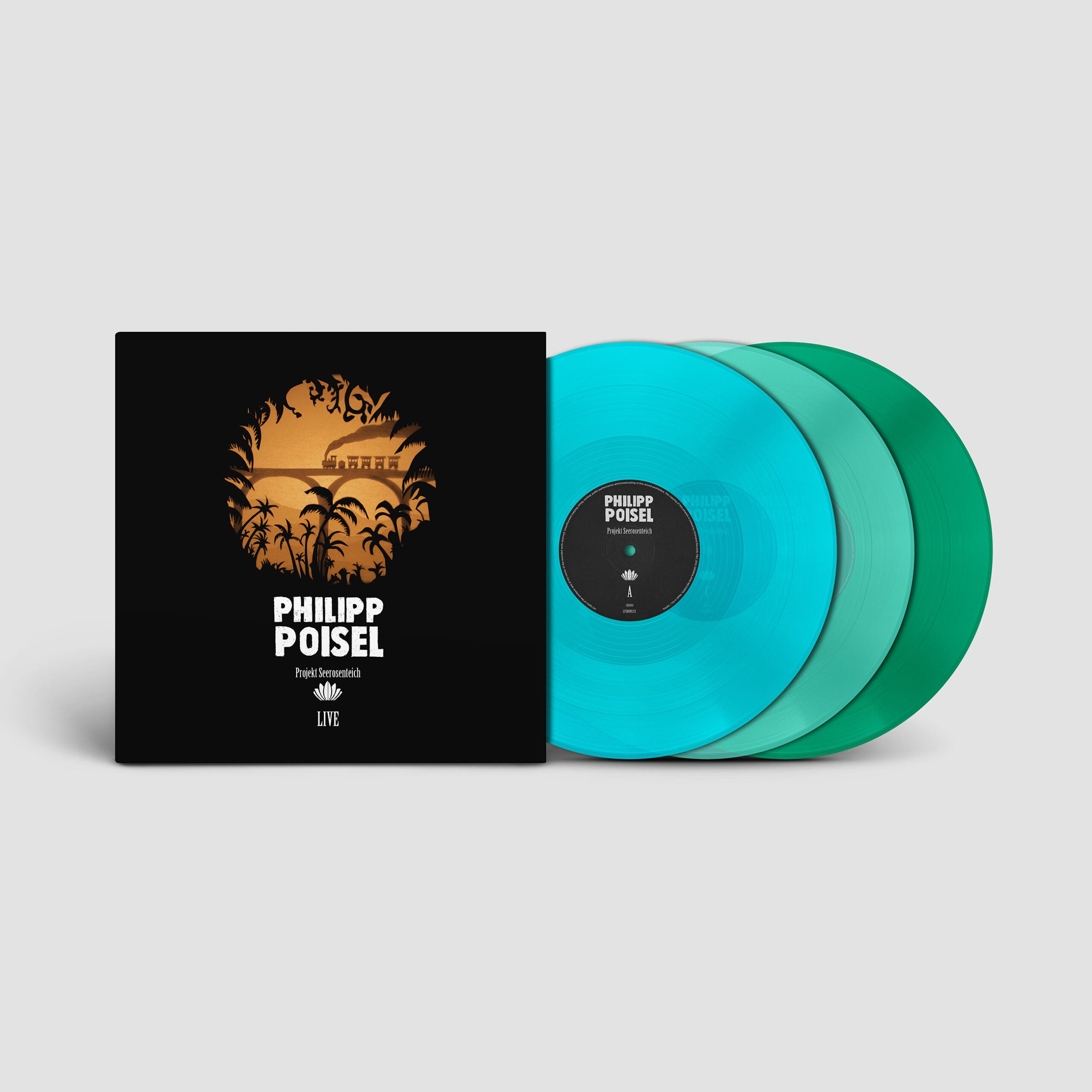 PHILIPP POISEL - Project Seerosenteich colored vinyl edition (turquoise-mint-green)