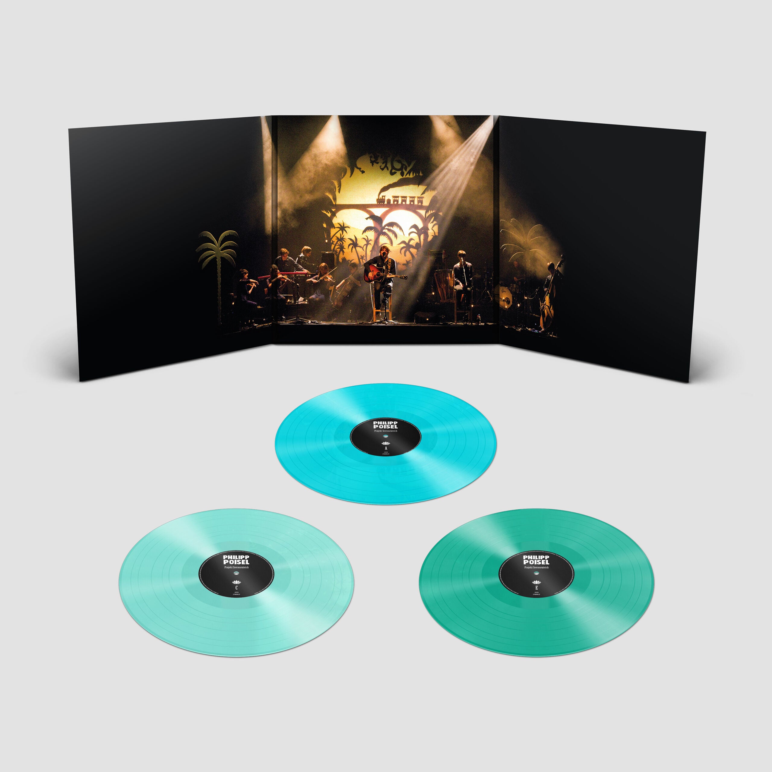 PHILIPP POISEL - Project Seerosenteich colored vinyl edition (turquoise-mint-green)